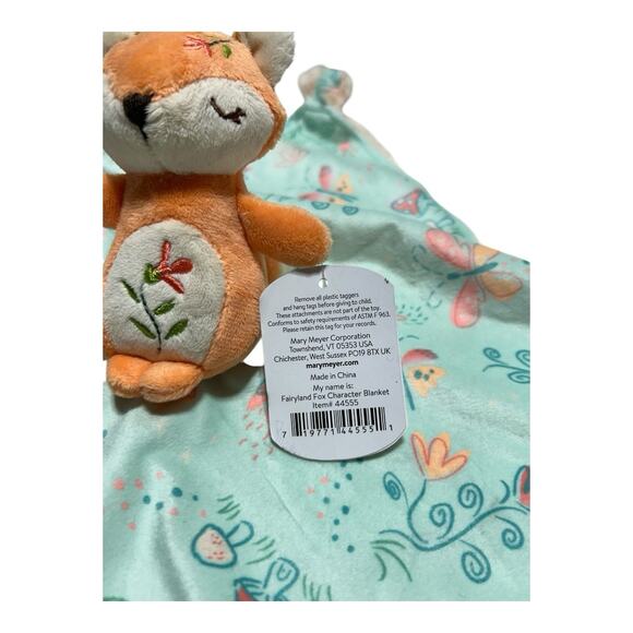 NEW Mary Meyer Baby Plush FAIRYLAND FOX Character Security Blanket Lovey Toy NWT - Picture 2 of 7